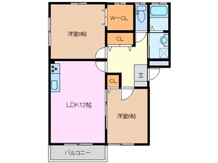 Casa Happiness A棟の物件間取画像